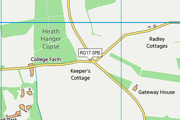 RG17 0PB map - OS VectorMap District (Ordnance Survey) RG17 0PB map - OS VectorMap District (Ordnance Survey)