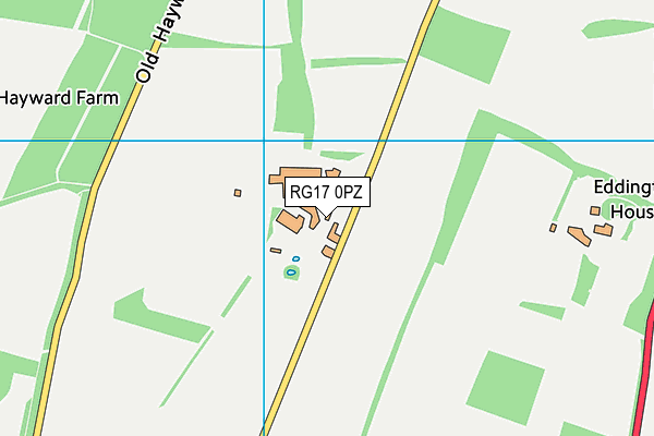 RG17 0PZ map - OS VectorMap District (Ordnance Survey) RG17 0PZ map - OS VectorMap District (Ordnance Survey)
