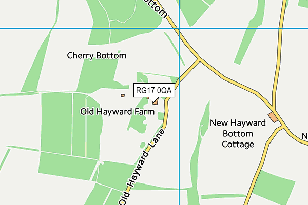 RG17 0QA map - OS VectorMap District (Ordnance Survey) RG17 0QA map - OS VectorMap District (Ordnance Survey)