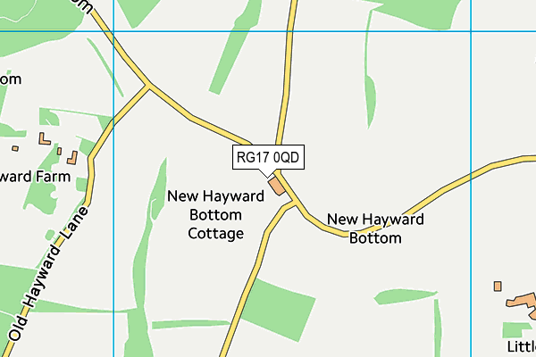 RG17 0QD map - OS VectorMap District (Ordnance Survey) RG17 0QD map - OS VectorMap District (Ordnance Survey)