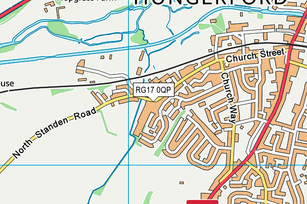 RG17 0QP map - OS VectorMap District (Ordnance Survey)