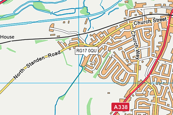 RG17 0QU map - OS VectorMap District (Ordnance Survey) RG17 0QU map - OS VectorMap District (Ordnance Survey)