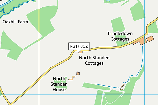 RG17 0QZ map - OS VectorMap District (Ordnance Survey) RG17 0QZ map - OS VectorMap District (Ordnance Survey)