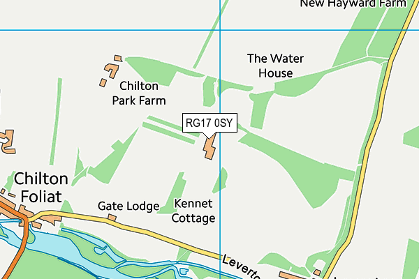 RG17 0SY map - OS VectorMap District (Ordnance Survey) RG17 0SY map - OS VectorMap District (Ordnance Survey)