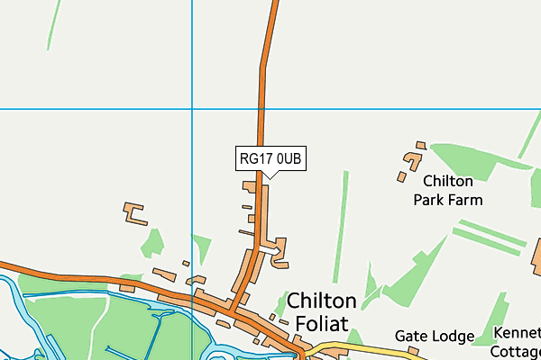 RG17 0UB map - OS VectorMap District (Ordnance Survey) RG17 0UB map - OS VectorMap District (Ordnance Survey)