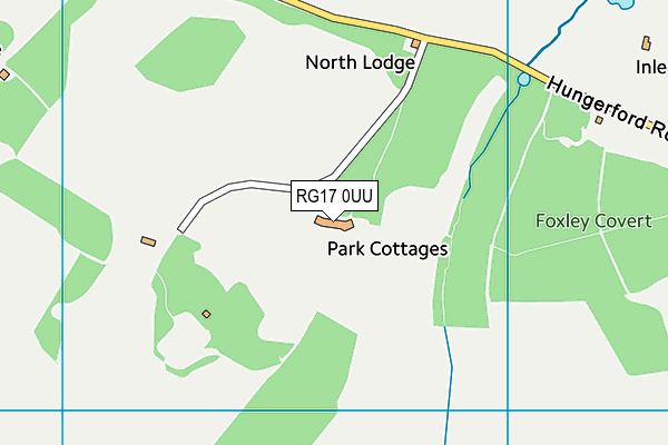 RG17 0UU map - OS VectorMap District (Ordnance Survey) RG17 0UU map - OS VectorMap District (Ordnance Survey)