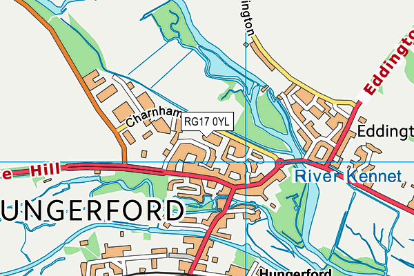 RG17 0YL map - OS VectorMap District (Ordnance Survey) RG17 0YL map - OS VectorMap District (Ordnance Survey)