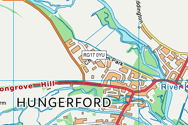 RG17 0YU map - OS VectorMap District (Ordnance Survey) RG17 0YU map - OS VectorMap District (Ordnance Survey)