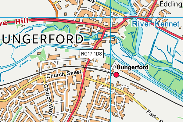 RG17 1DS map - OS VectorMap District (Ordnance Survey) RG17 1DS map - OS VectorMap District (Ordnance Survey)