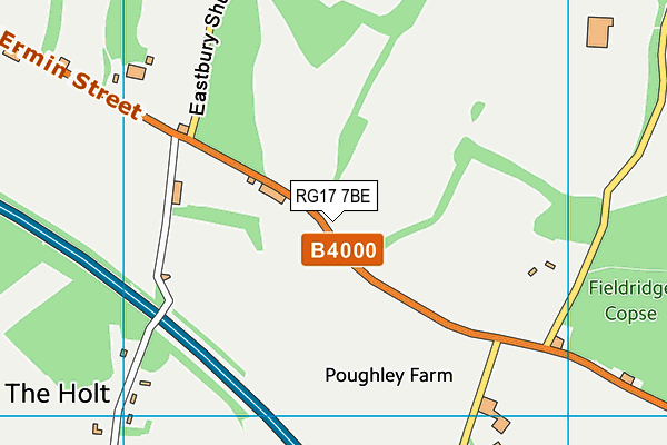 RG17 7BE map - OS VectorMap District (Ordnance Survey) RG17 7BE map - OS VectorMap District (Ordnance Survey)