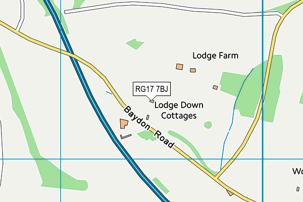 RG17 7BJ map - OS VectorMap District (Ordnance Survey) RG17 7BJ map - OS VectorMap District (Ordnance Survey)