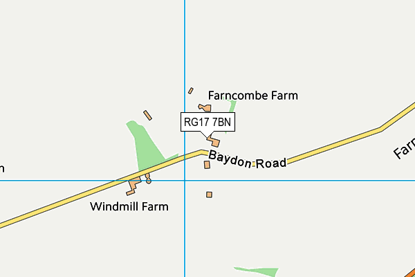 RG17 7BN map - OS VectorMap District (Ordnance Survey) RG17 7BN map - OS VectorMap District (Ordnance Survey)