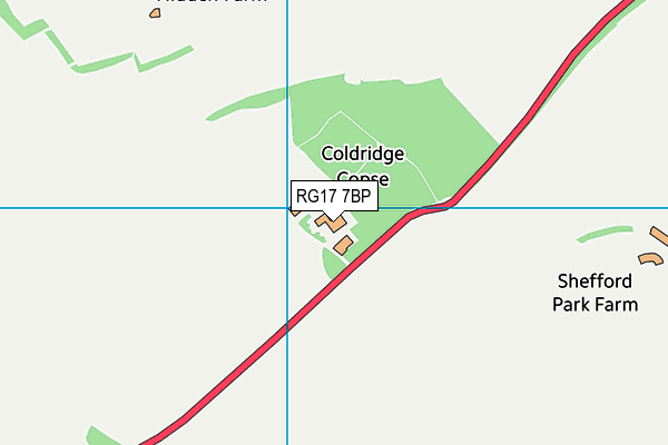 RG17 7BP map - OS VectorMap District (Ordnance Survey) RG17 7BP map - OS VectorMap District (Ordnance Survey)
