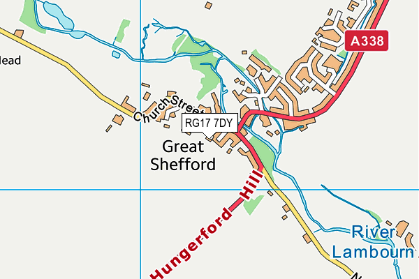 RG17 7DY map - OS VectorMap District (Ordnance Survey) RG17 7DY map - OS VectorMap District (Ordnance Survey)