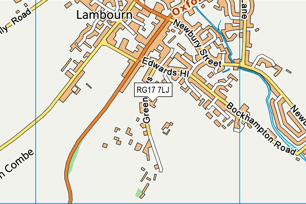 RG17 7LJ map - OS VectorMap District (Ordnance Survey) RG17 7LJ map - OS VectorMap District (Ordnance Survey)