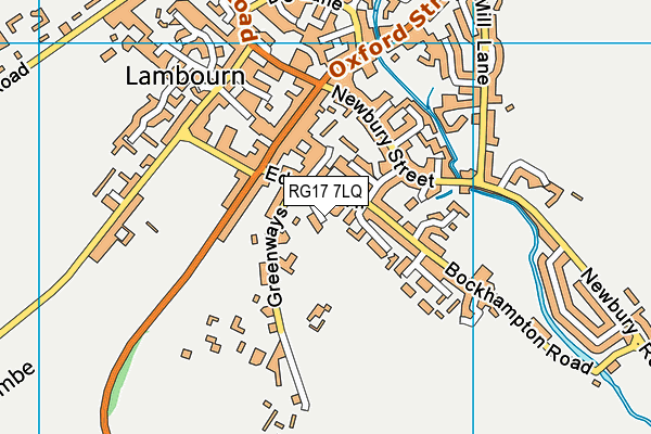 RG17 7LQ map - OS VectorMap District (Ordnance Survey) RG17 7LQ map - OS VectorMap District (Ordnance Survey)