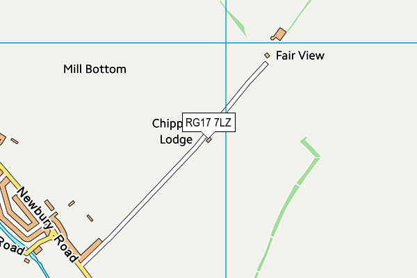 RG17 7LZ map - OS VectorMap District (Ordnance Survey) RG17 7LZ map - OS VectorMap District (Ordnance Survey)