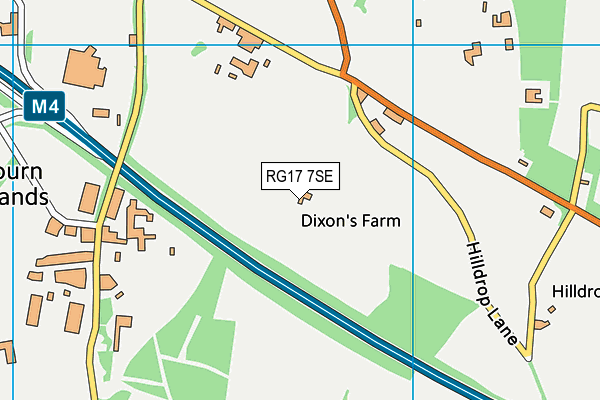 RG17 7SE map - OS VectorMap District (Ordnance Survey) RG17 7SE map - OS VectorMap District (Ordnance Survey)