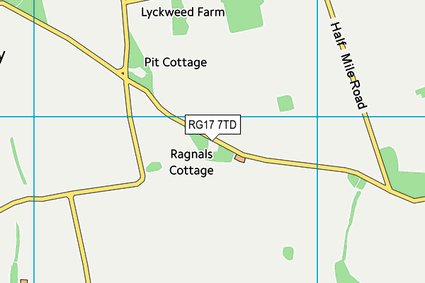 RG17 7TD map - OS VectorMap District (Ordnance Survey) RG17 7TD map - OS VectorMap District (Ordnance Survey)