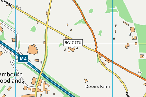 RG17 7TU map - OS VectorMap District (Ordnance Survey) RG17 7TU map - OS VectorMap District (Ordnance Survey)