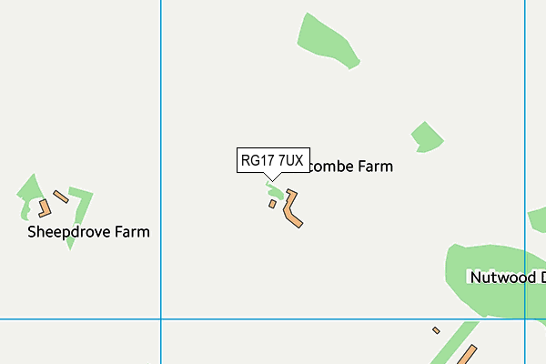 RG17 7UX map - OS VectorMap District (Ordnance Survey) RG17 7UX map - OS VectorMap District (Ordnance Survey)