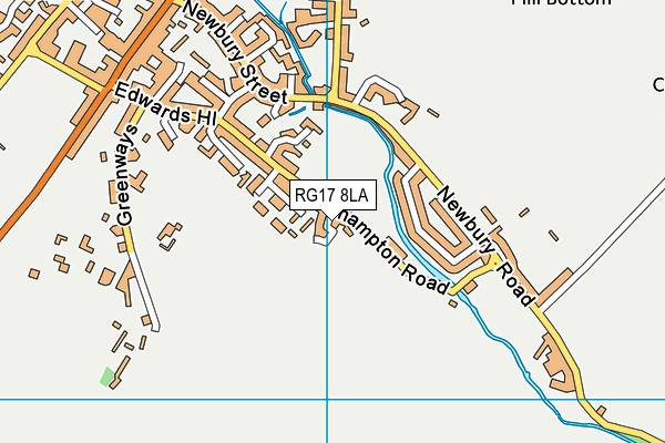 RG17 8LA map - OS VectorMap District (Ordnance Survey) RG17 8LA map - OS VectorMap District (Ordnance Survey)
