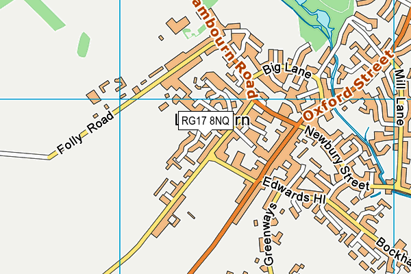 RG17 8NQ map - OS VectorMap District (Ordnance Survey) RG17 8NQ map - OS VectorMap District (Ordnance Survey)