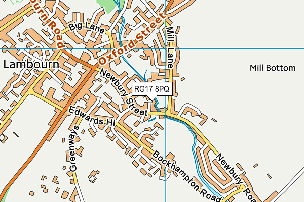 RG17 8PQ map - OS VectorMap District (Ordnance Survey) RG17 8PQ map - OS VectorMap District (Ordnance Survey)
