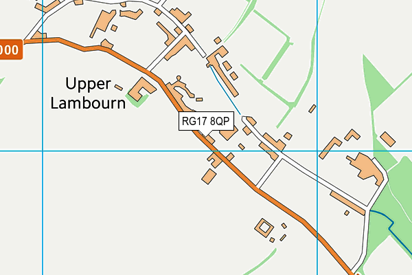 RG17 8QP map - OS VectorMap District (Ordnance Survey) RG17 8QP map - OS VectorMap District (Ordnance Survey)