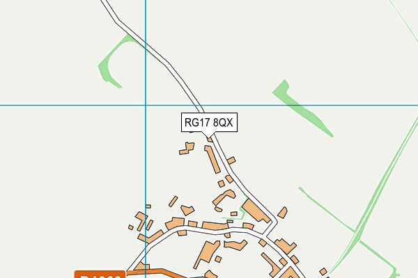 RG17 8QX map - OS VectorMap District (Ordnance Survey) RG17 8QX map - OS VectorMap District (Ordnance Survey)