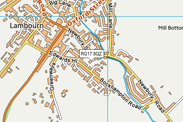 RG17 8QZ map - OS VectorMap District (Ordnance Survey) RG17 8QZ map - OS VectorMap District (Ordnance Survey)