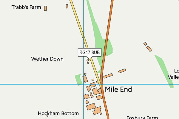 RG17 8UB map - OS VectorMap District (Ordnance Survey) RG17 8UB map - OS VectorMap District (Ordnance Survey)
