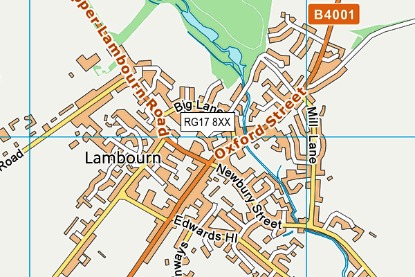 RG17 8XX map - OS VectorMap District (Ordnance Survey) RG17 8XX map - OS VectorMap District (Ordnance Survey)