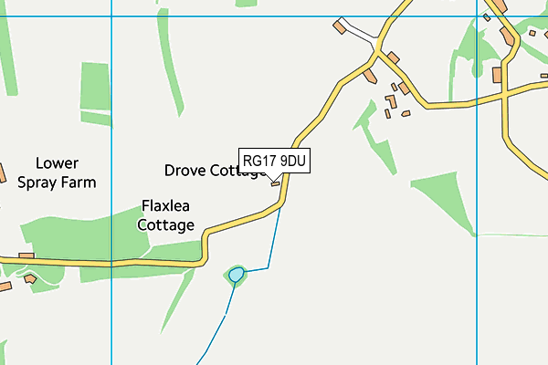 RG17 9DU map - OS VectorMap District (Ordnance Survey) RG17 9DU map - OS VectorMap District (Ordnance Survey)