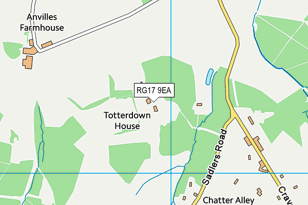 RG17 9EA map - OS VectorMap District (Ordnance Survey) RG17 9EA map - OS VectorMap District (Ordnance Survey)