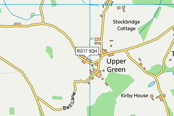 RG17 9QH map - OS VectorMap District (Ordnance Survey) RG17 9QH map - OS VectorMap District (Ordnance Survey)