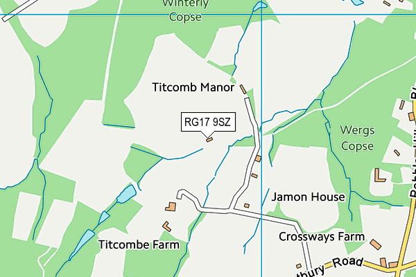 RG17 9SZ map - OS VectorMap District (Ordnance Survey) RG17 9SZ map - OS VectorMap District (Ordnance Survey)