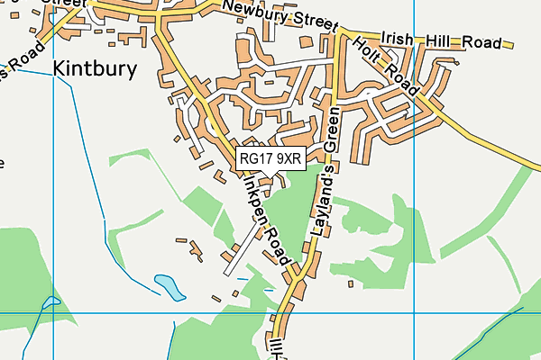 RG17 9XR map - OS VectorMap District (Ordnance Survey) RG17 9XR map - OS VectorMap District (Ordnance Survey)