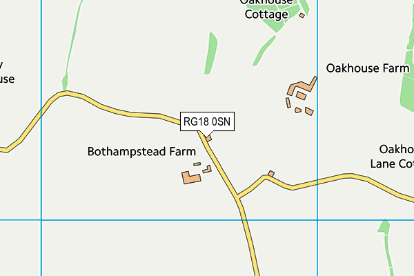 RG18 0SN map - OS VectorMap District (Ordnance Survey) RG18 0SN map - OS VectorMap District (Ordnance Survey)