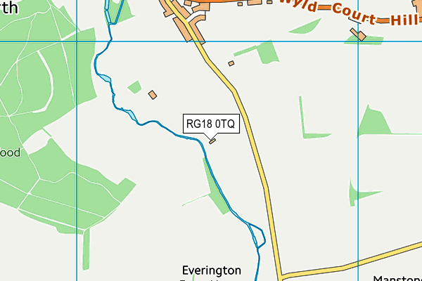 RG18 0TQ map - OS VectorMap District (Ordnance Survey) RG18 0TQ map - OS VectorMap District (Ordnance Survey)