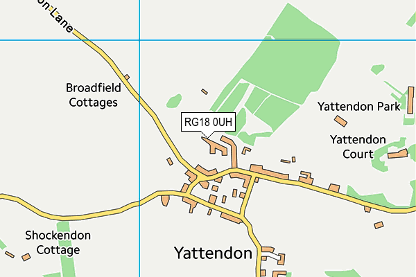 RG18 0UH map - OS VectorMap District (Ordnance Survey) RG18 0UH map - OS VectorMap District (Ordnance Survey)