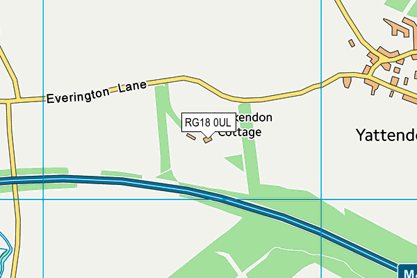 RG18 0UL map - OS VectorMap District (Ordnance Survey) RG18 0UL map - OS VectorMap District (Ordnance Survey)