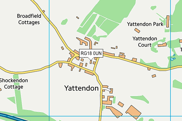 RG18 0UN map - OS VectorMap District (Ordnance Survey) RG18 0UN map - OS VectorMap District (Ordnance Survey)
