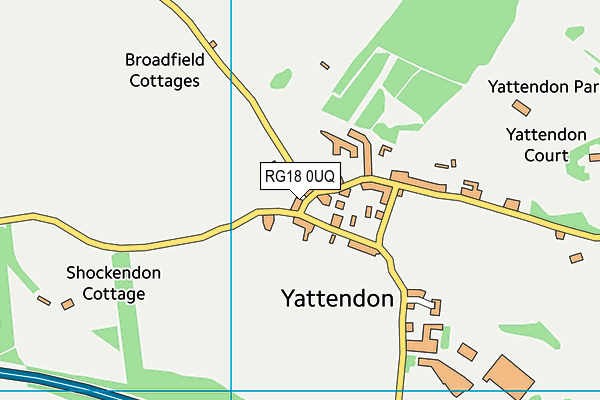 RG18 0UQ map - OS VectorMap District (Ordnance Survey) RG18 0UQ map - OS VectorMap District (Ordnance Survey)