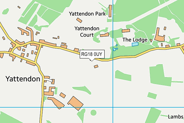 RG18 0UY map - OS VectorMap District (Ordnance Survey) RG18 0UY map - OS VectorMap District (Ordnance Survey)