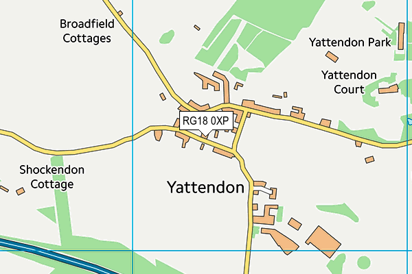 RG18 0XP map - OS VectorMap District (Ordnance Survey) RG18 0XP map - OS VectorMap District (Ordnance Survey)