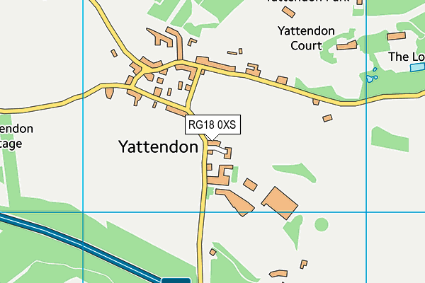 RG18 0XS map - OS VectorMap District (Ordnance Survey) RG18 0XS map - OS VectorMap District (Ordnance Survey)