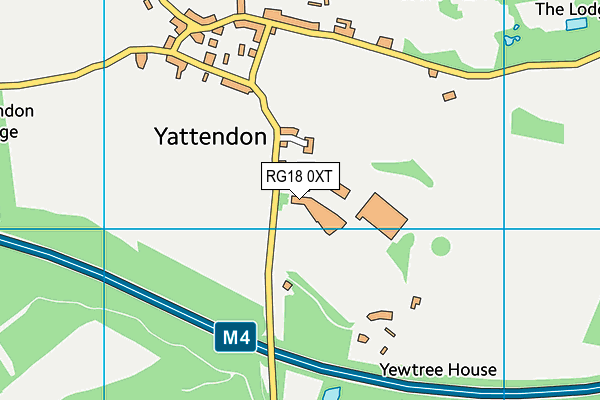 RG18 0XT map - OS VectorMap District (Ordnance Survey) RG18 0XT map - OS VectorMap District (Ordnance Survey)