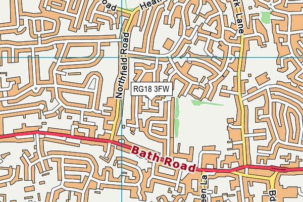 RG18 3FW map - OS VectorMap District (Ordnance Survey) RG18 3FW map - OS VectorMap District (Ordnance Survey)