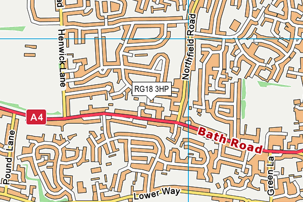 RG18 3HP map - OS VectorMap District (Ordnance Survey) RG18 3HP map - OS VectorMap District (Ordnance Survey)